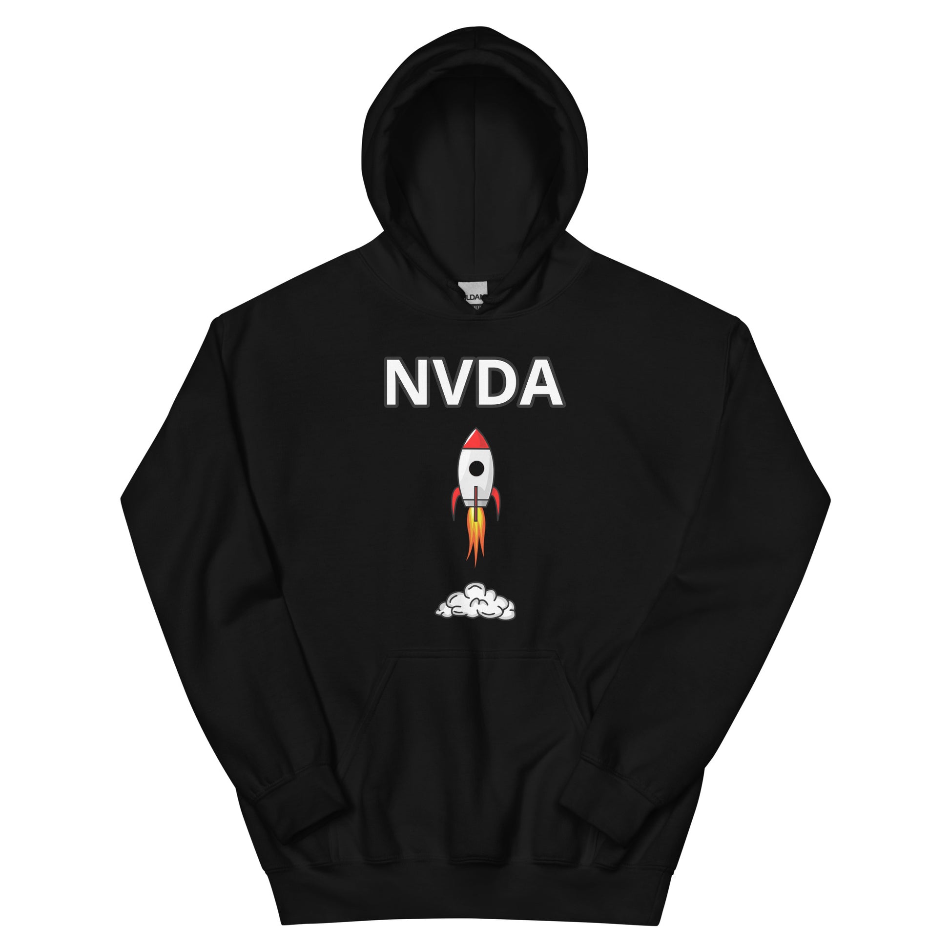 NVIDIA NVDA stock ticker Unisex Hoodie | Stonksabove.com
