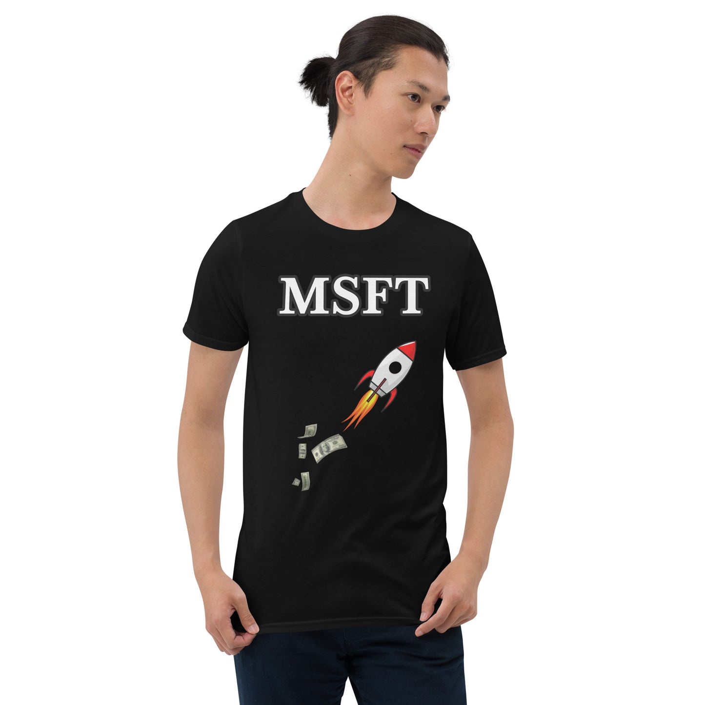 Microsoft (MSFT) Stock Ticker T-Shirt | Stonksabove.com