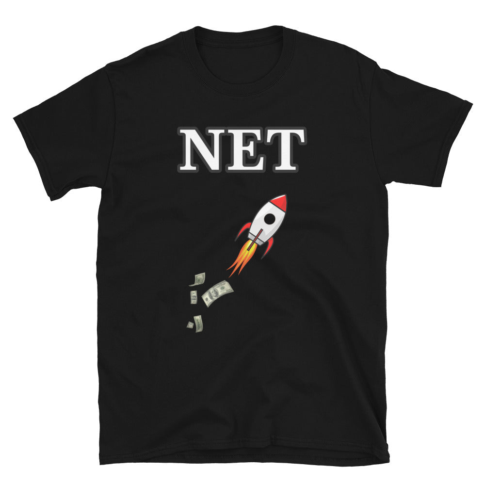 Cloudfare (NET) Stock ticker T-Shirt | Stonksabove.com