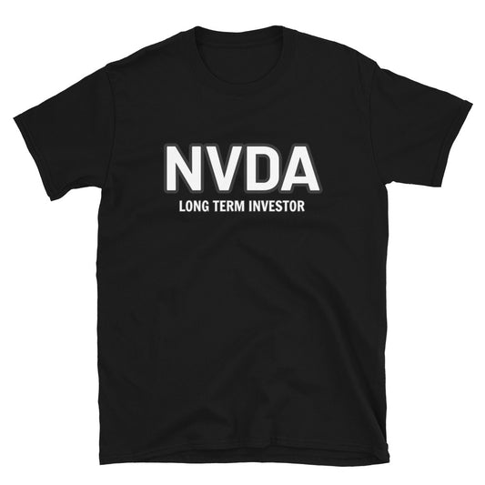 NVDA (NVIDIA) investor ticker t-shirt | Stonksabove.com