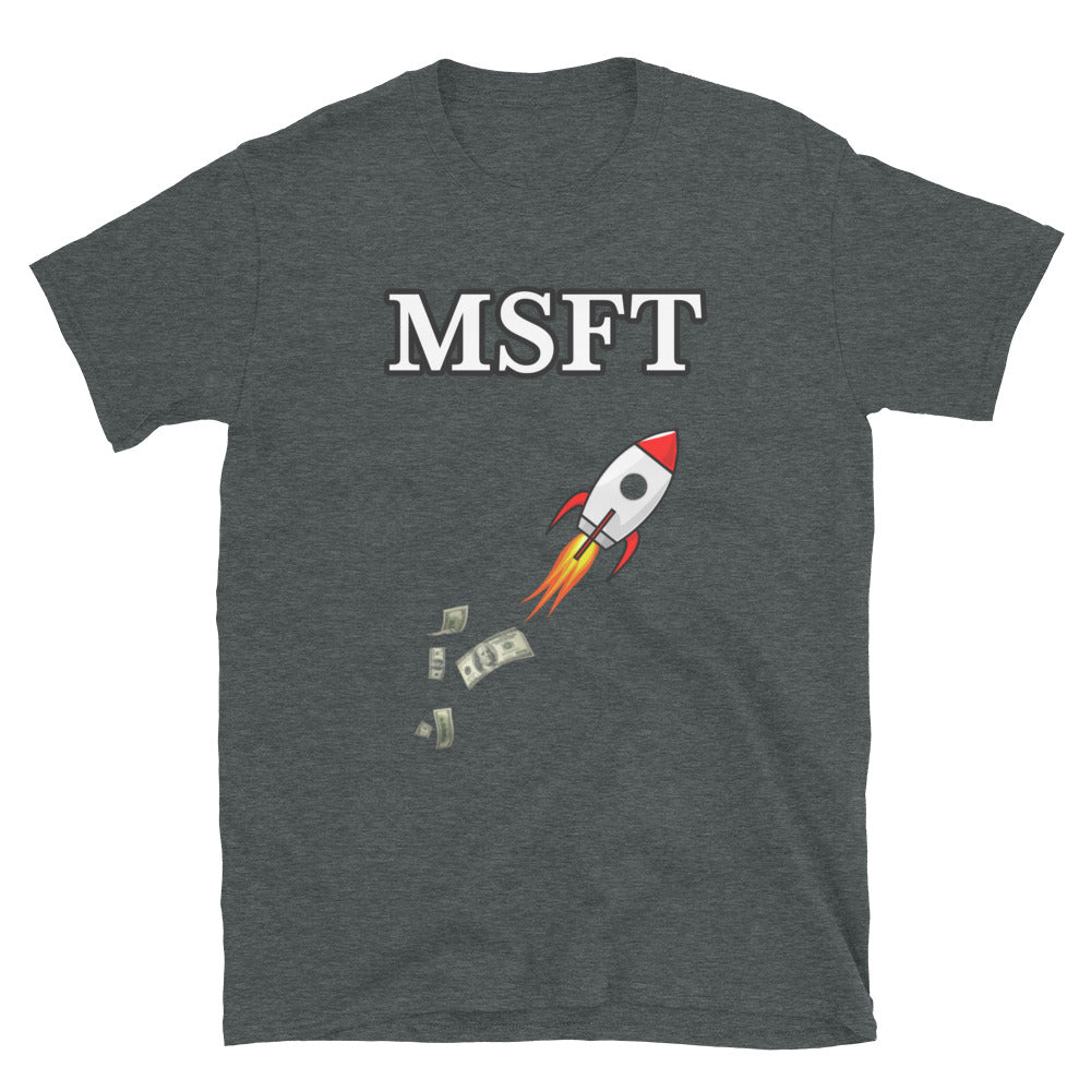 Microsoft (MSFT) Stock Ticker T-Shirt | Stonksabove.com