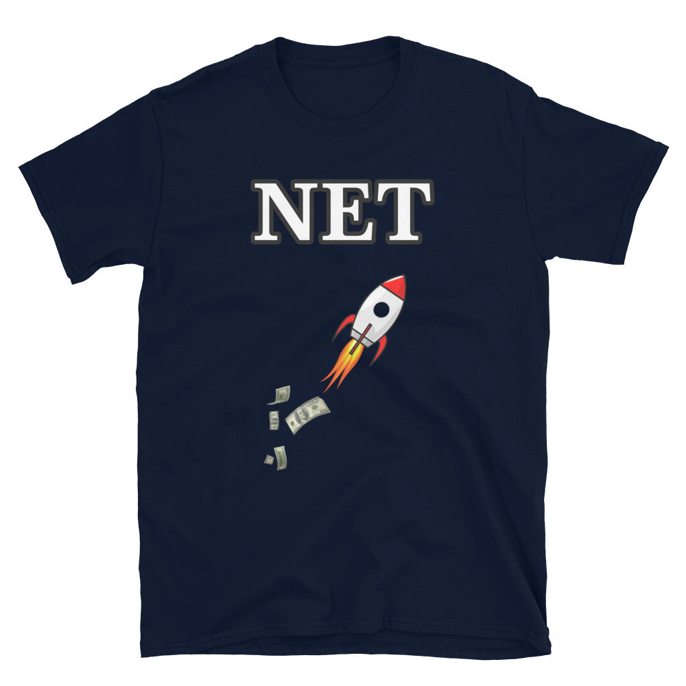 Cloudfare (NET) Stock market ticker T-Shirt | Stonksabove.com