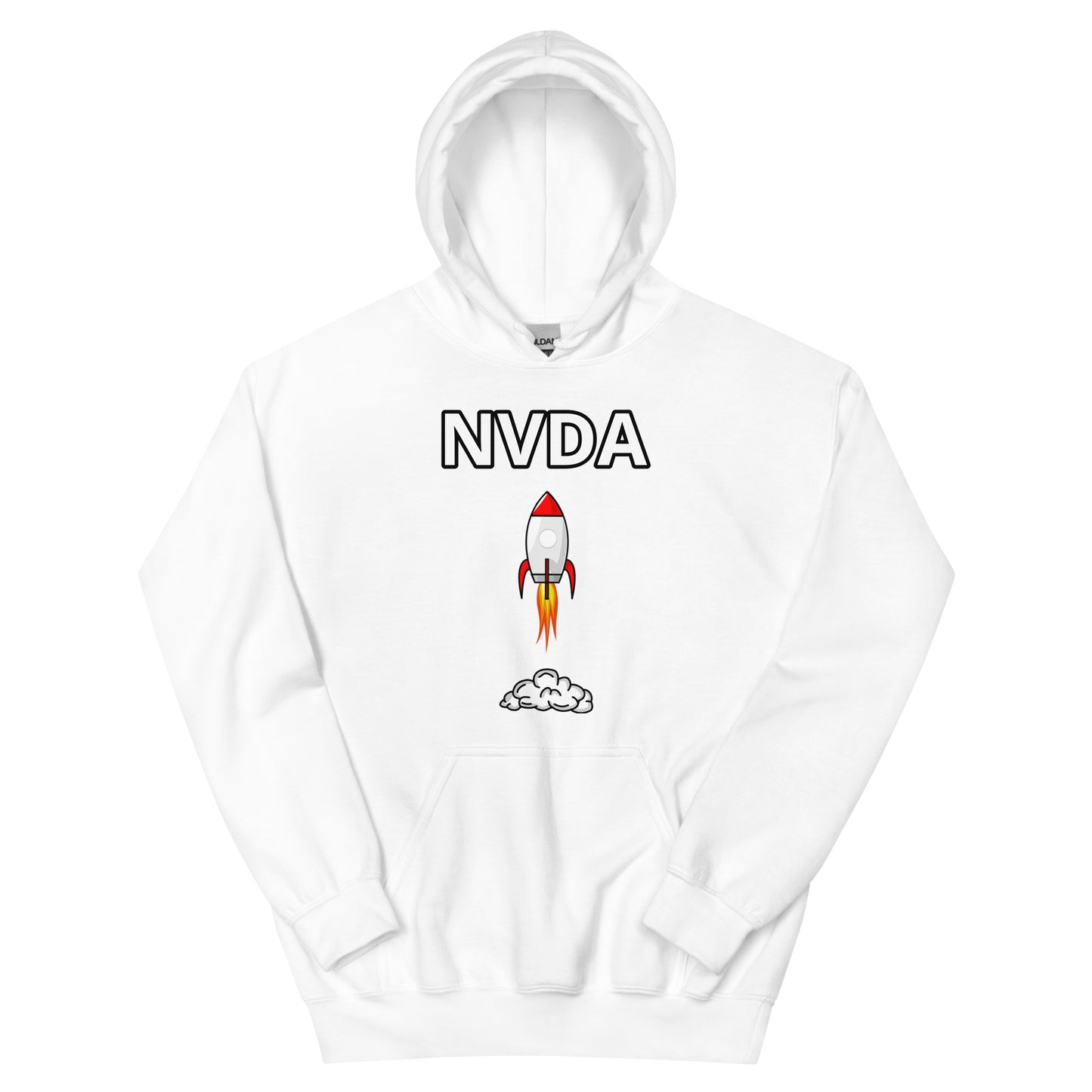 NVIDIA NVDA stock ticker Unisex Hoodie | Stonksabove.com