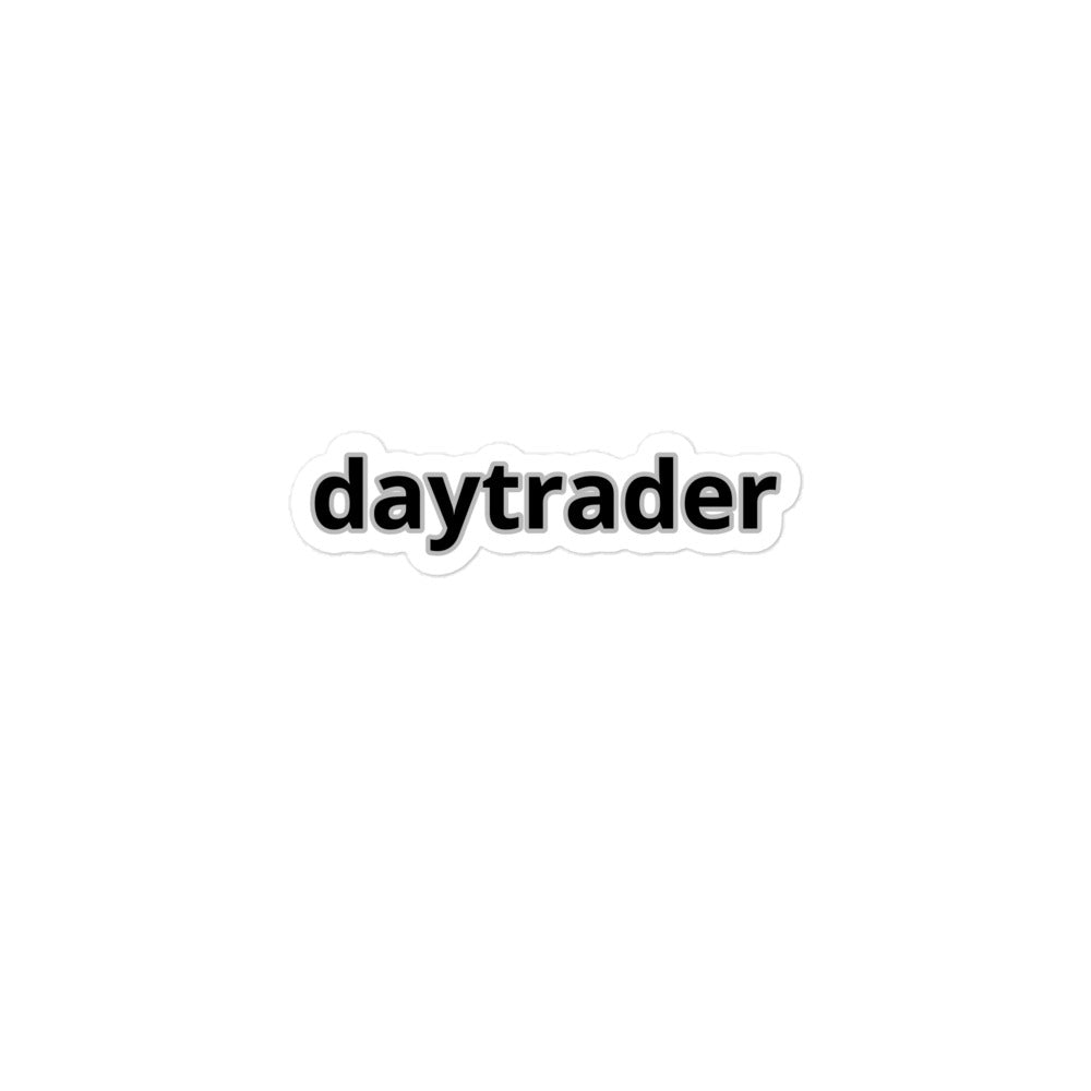 Daytrader Bubble-free stickers