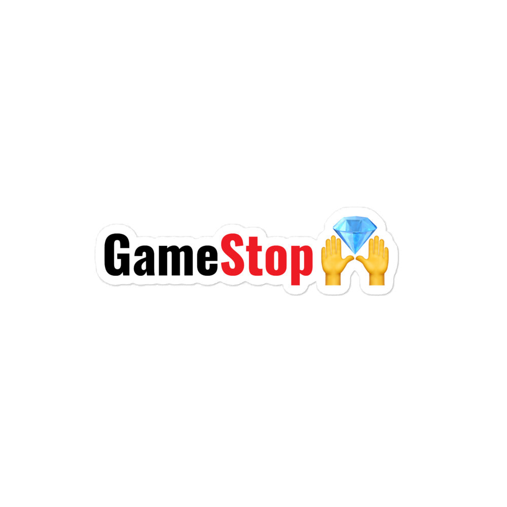 Gamestop Diamond Hads Sticker | Stonksabove.com