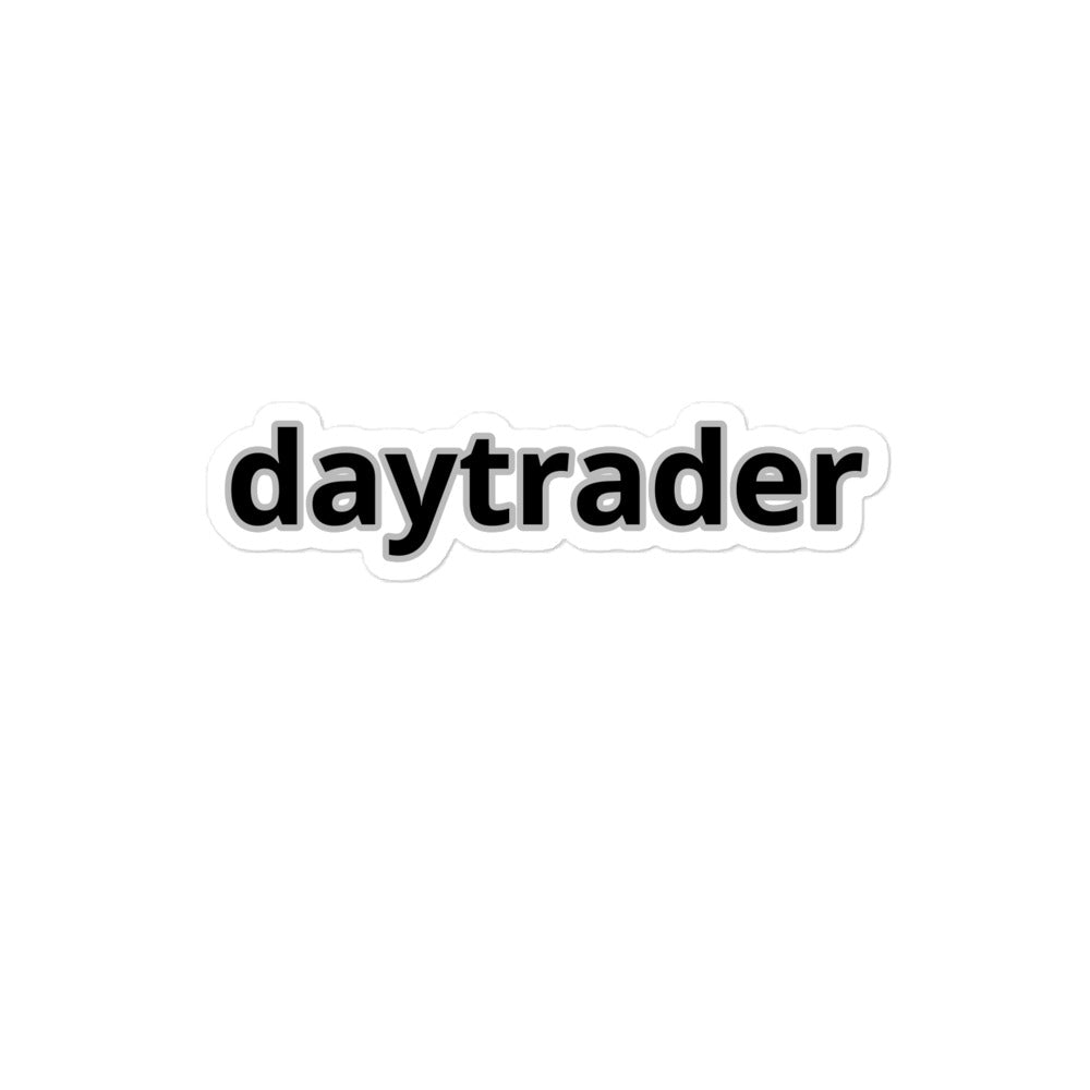 Daytrader Bubble-free stickers