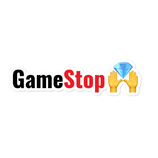 Gamestop Diamond Hads Sticker | Stonksabove.com