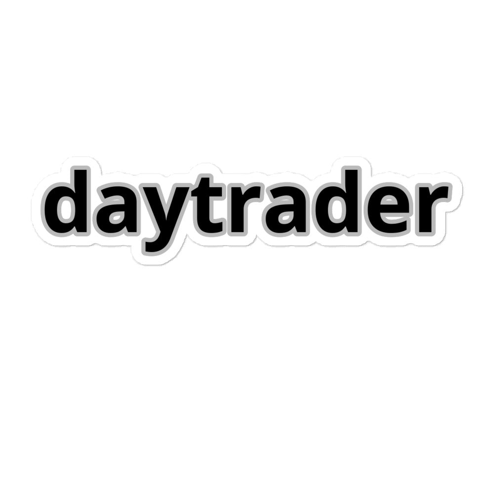 Daytrader Bubble-free stickers