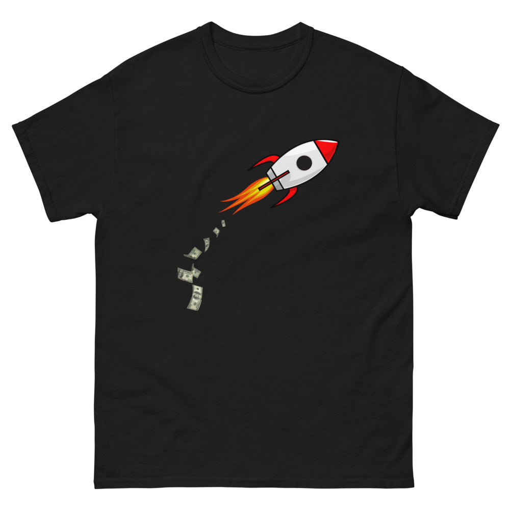 Stonks Rocket Unisex T-Shirt | Stonksabove