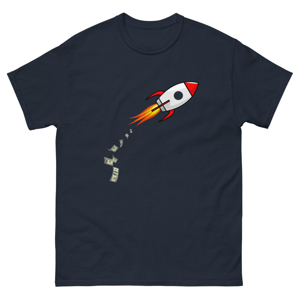 Stonks Rocket Unisex T-Shirt | Stonksabove