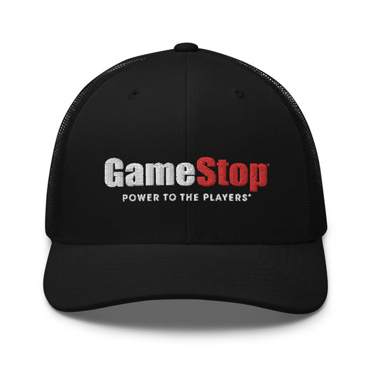 GAMESTOP (GME) Power to Player Trucker Hat | Wallstreetbets | Stonksabove.com