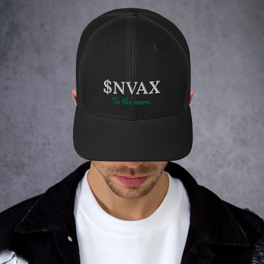 Novavax (NVAX) Stock Market Trucker Cap | Stonksabove.com