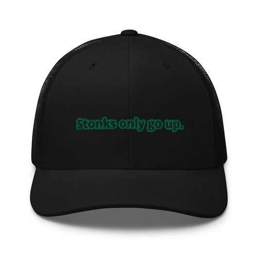 Stonks only go up Trucker Cap