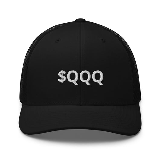 QQQ Trade stock market nasdaq merch Trucker Cap