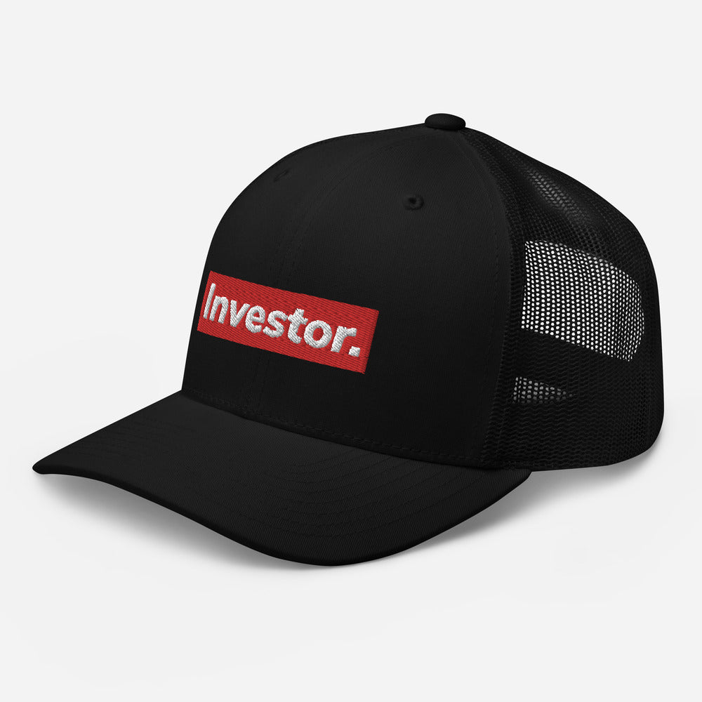 Investor Supreme Trucker Cap (Hat) | Stonksabove.com - Stonksabove.com