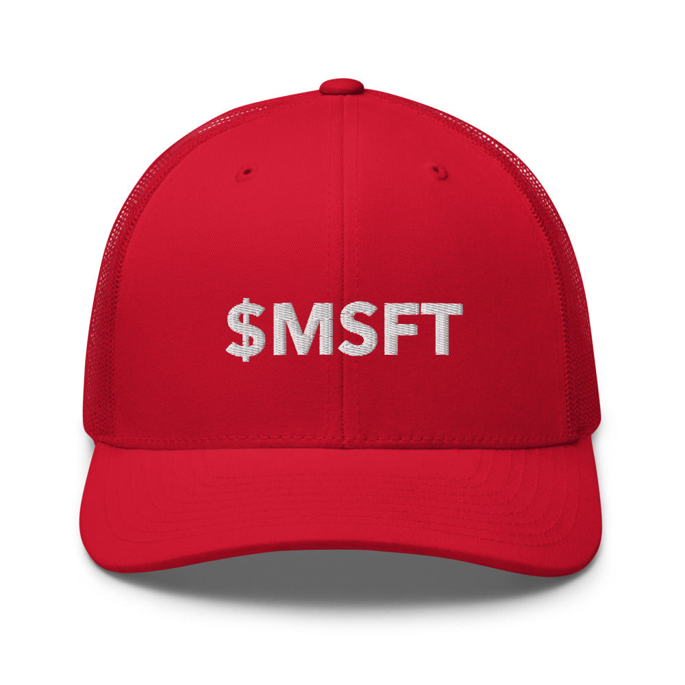 Microsoft (MSFT) Trucker Hat | Stonksabove