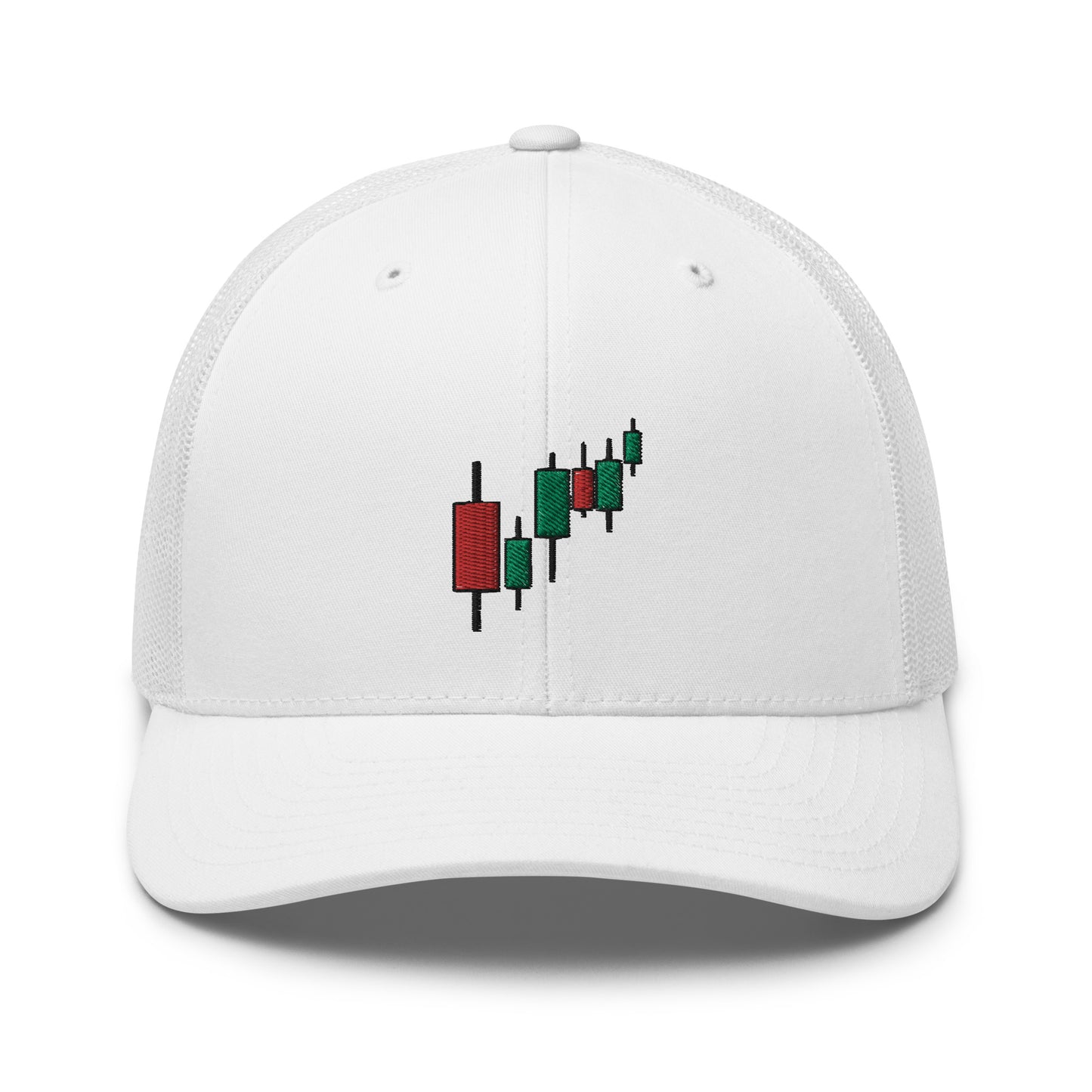 Candlesticks Stock trader Trucker Cap