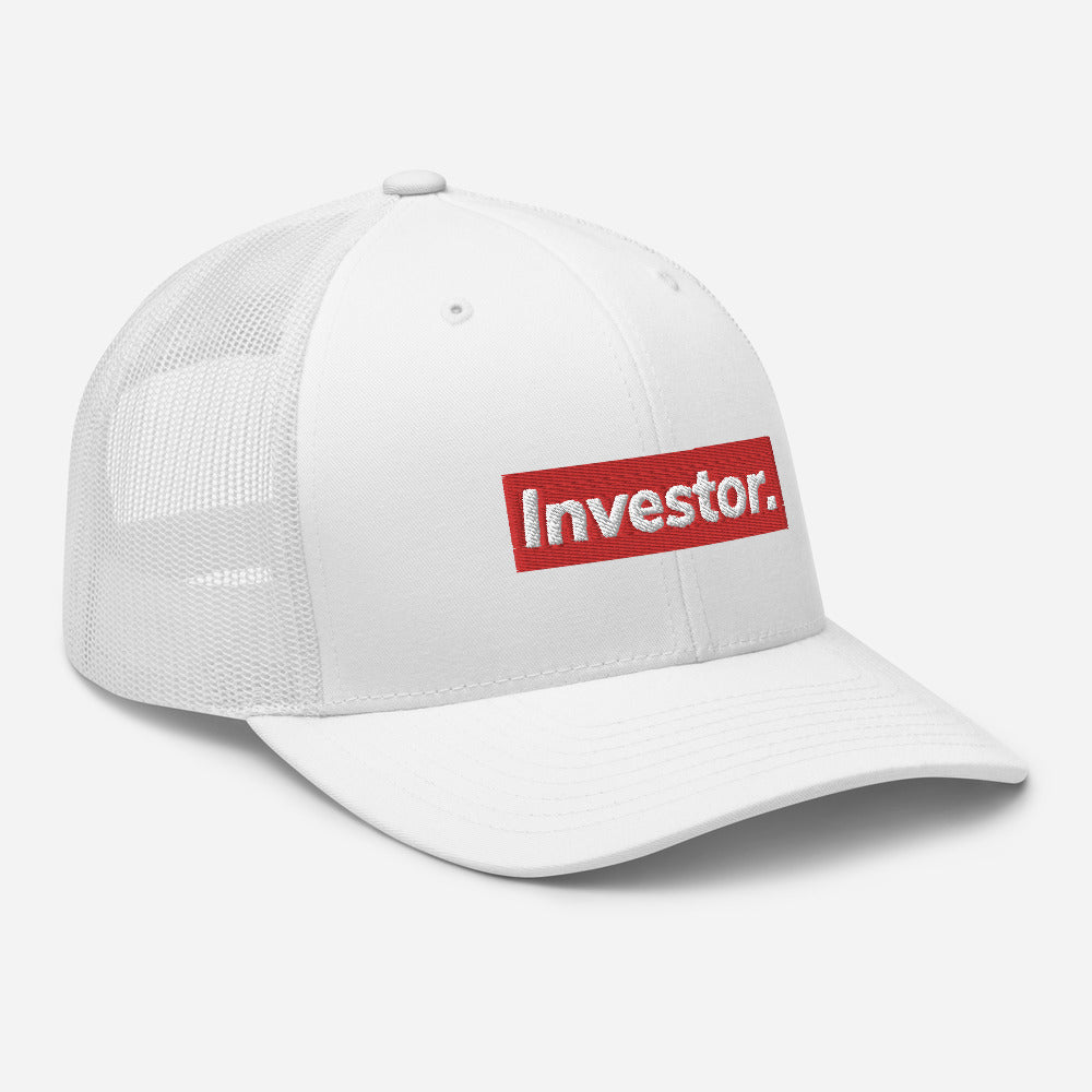 Investor Supreme Trucker Cap (Hat) | Stonksabove.com - Stonksabove.com