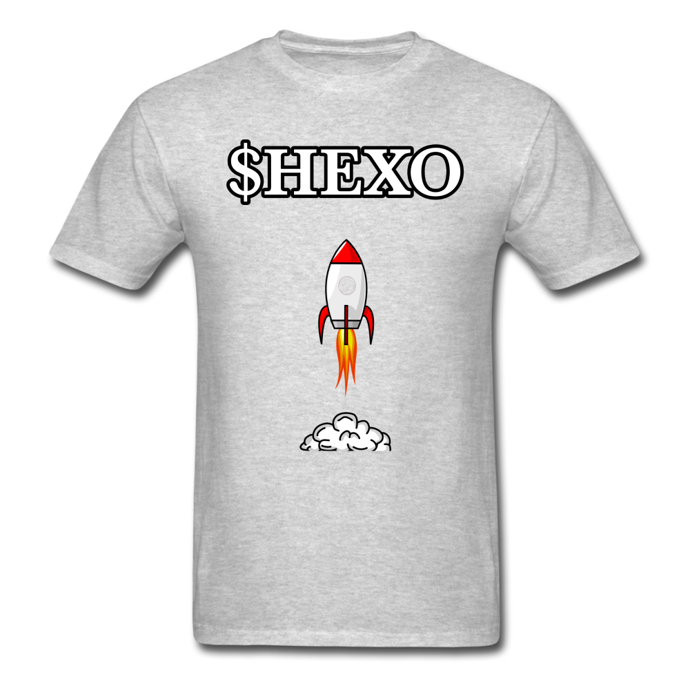 HEXO Corp. Stock Ticker T-Shirt | Stonksabove.com - heather gray