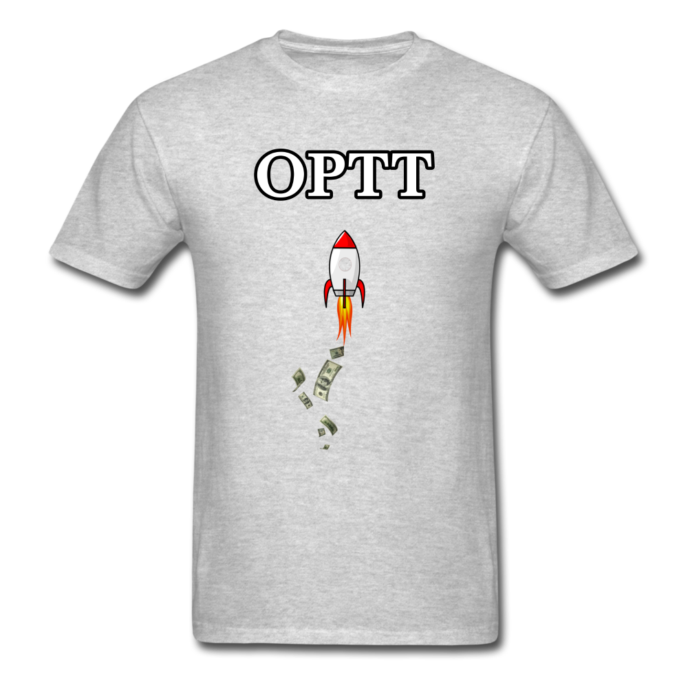 Ocean Power Tech. ($OPTT) Stock T-Shirt | Stonksabove.com - heather gray