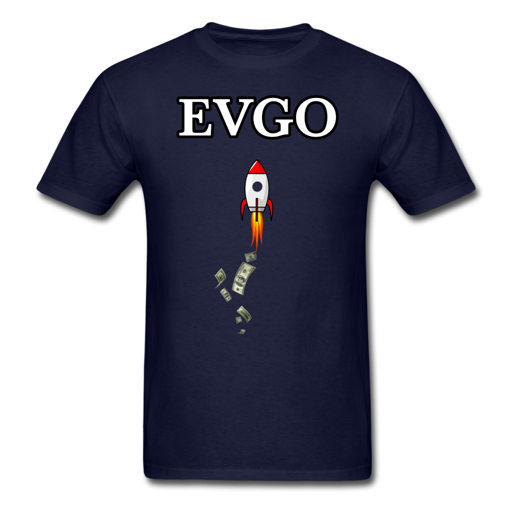 EVgo ($EVGO) Stock T-Shirt | Stonksabove.com - navy