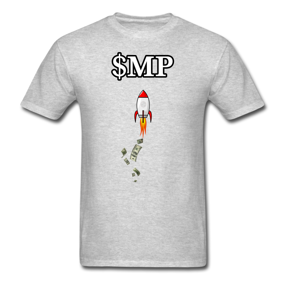 MP Materials Stock Ticker T-Shirt | Stonksabove.com - heather gray