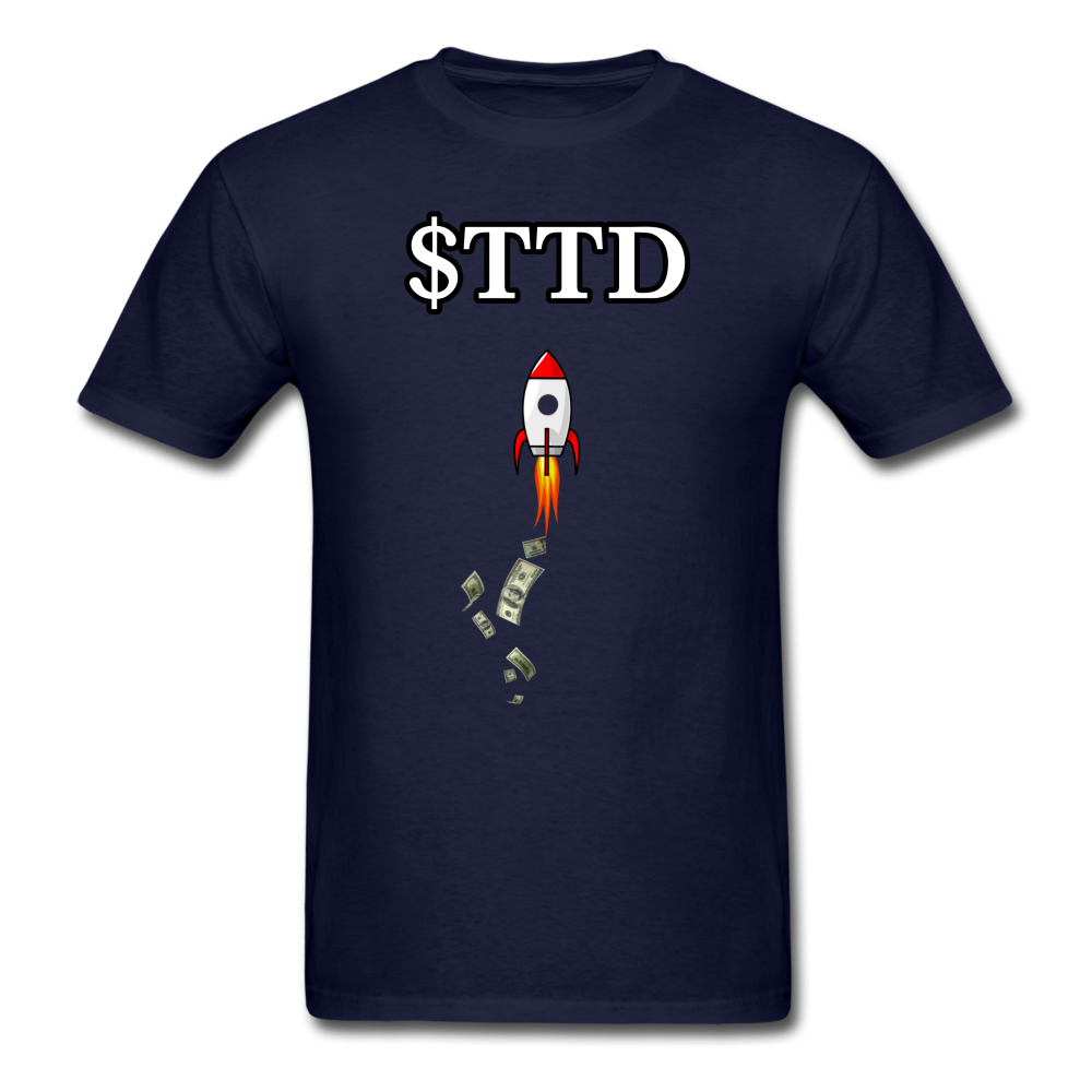 The Trade Desk ($TTD) Stock T-Shirt | Stonksabove.com - navy