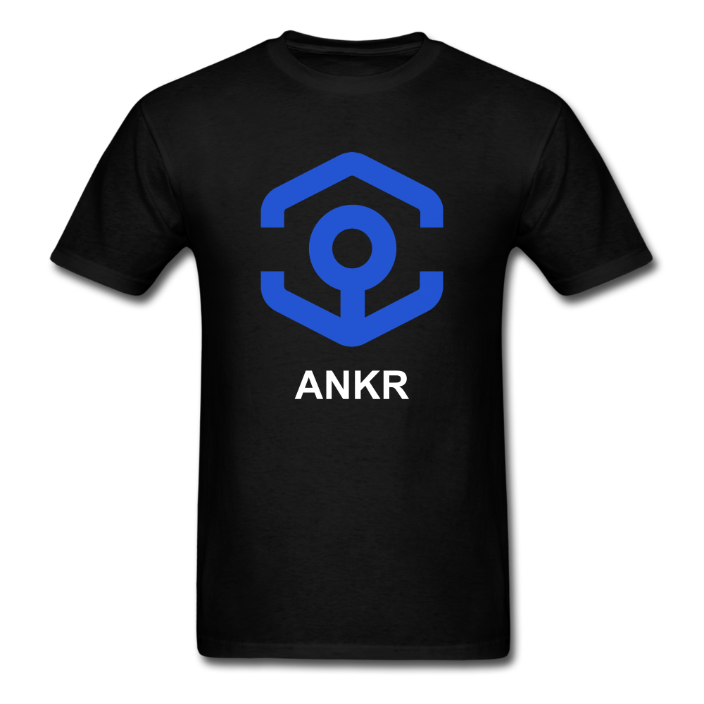 Ankr Network ($ANKR) Crypto Coin T-Shirt - black