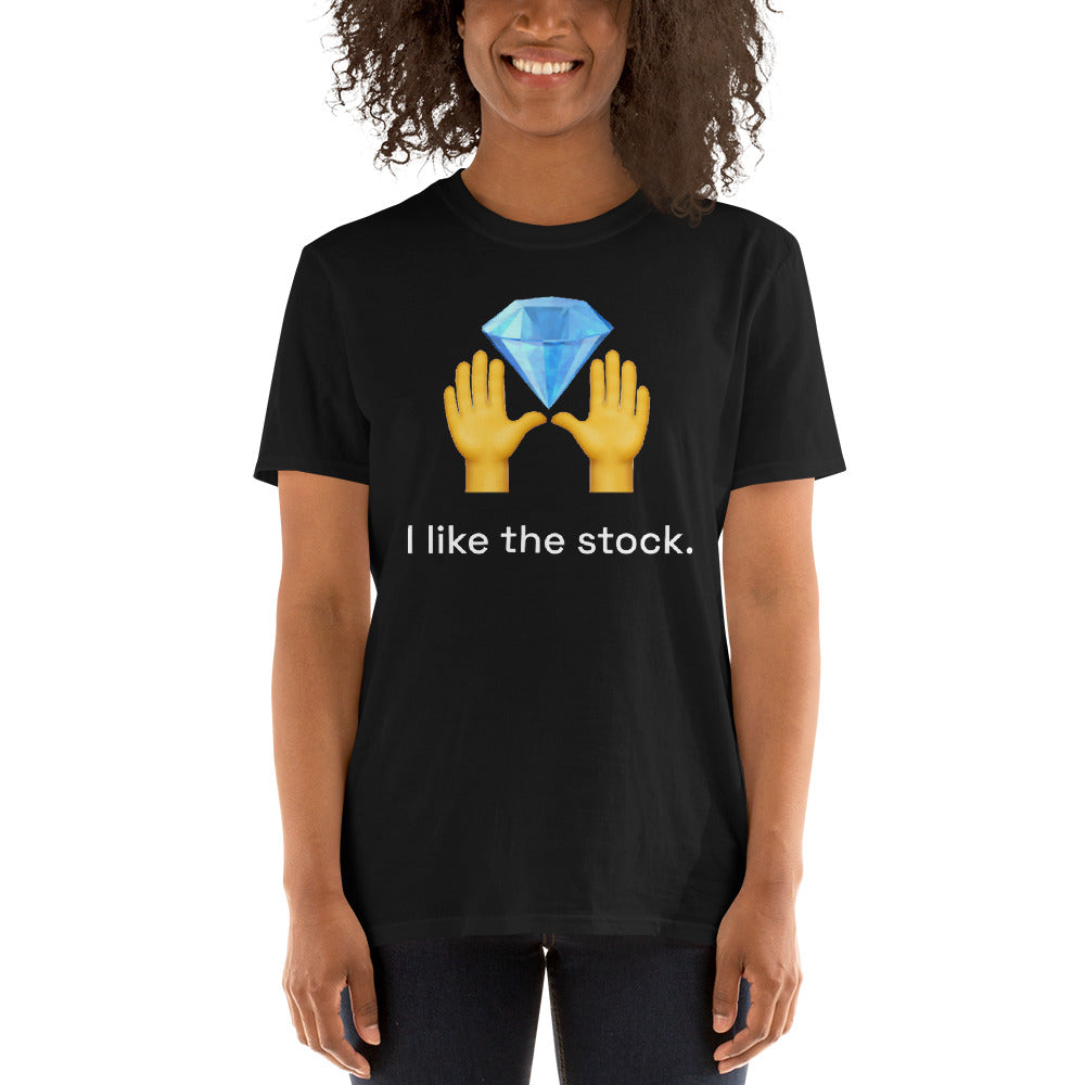 I LIKE THE STOCK T-SHIRT | Stocks Meme Emoji | WallStreetBets Merchandise - Stonksabove.com