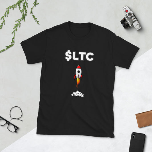 Litecoin (LTC) Crypto Coin Unisex T-Shirt | Stonksabove.com