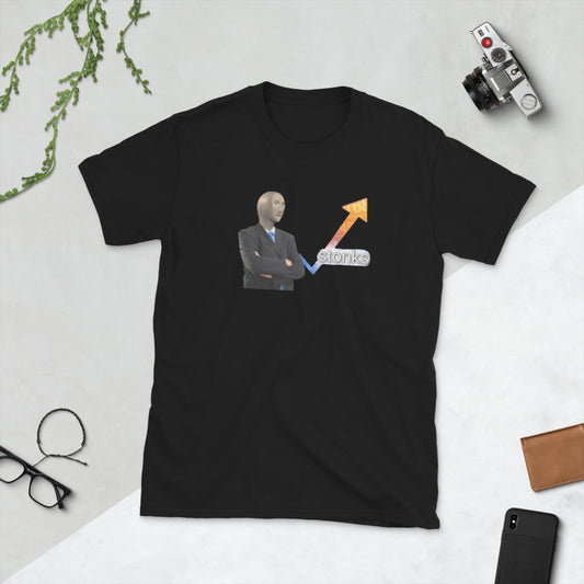 Stonks Fortnite Stock Market T-Shirt | Wallstreetbets Investor | Stonksabove.com