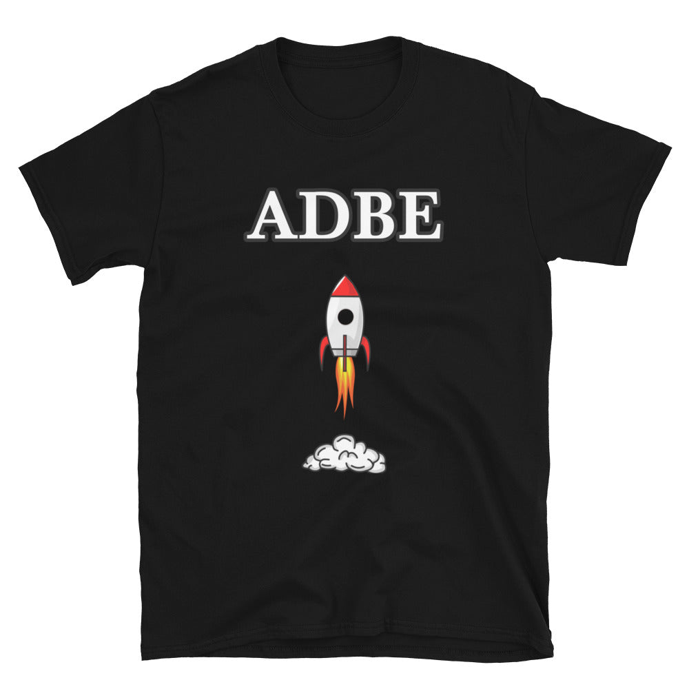 Adobe (ADBE) Ticker Stock Market T-Shirt | Stonksabove.com