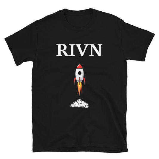 Rivian Motors (RIVN) Stock Ticker T-Shirt | Stonksabove.com