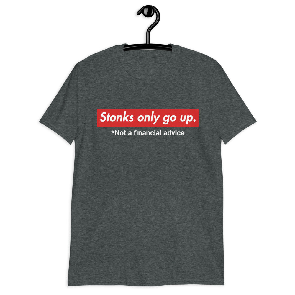 Stonks Only Go Up T-SHIRT |  Memes Stock Market | Investor MERCHANDISE - Stonksabove.com