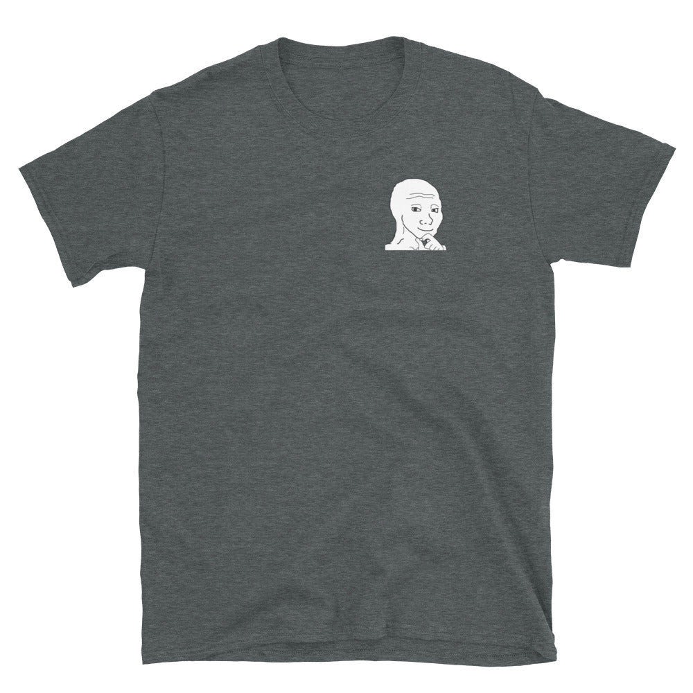 Pea Head Wojak Zoomer Smiling T-Shirt