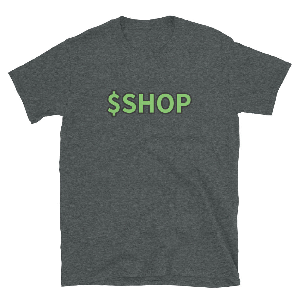 Shopify (SHOP) Stock Ticker T-Shirt | Stonksabove.com