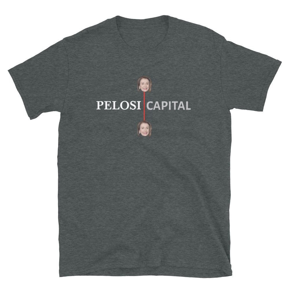 Nancy Pelosi Capital T-Shirt | Stock market investor gift idea for every trader investor | fun politician money