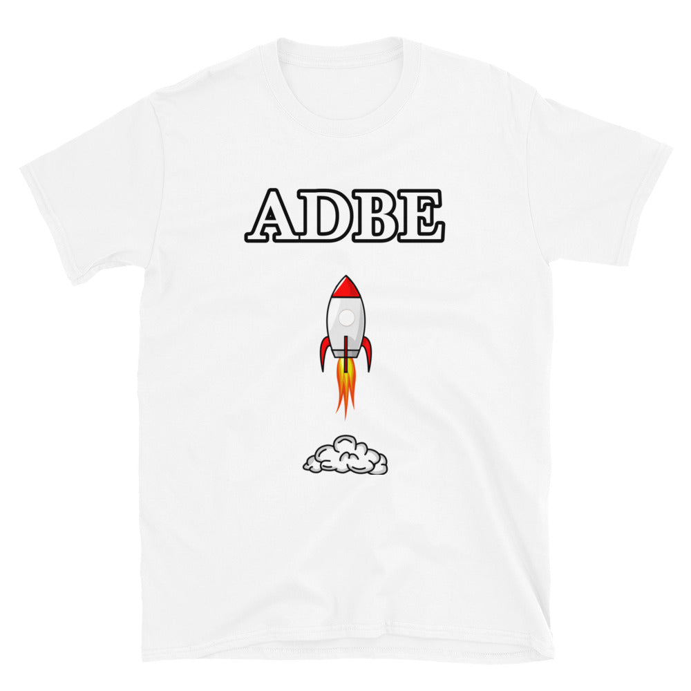 Adobe (ADBE) Ticker Stock Market T-Shirt | Stonksabove.com