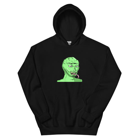 Green Wojak Snake Hoodie