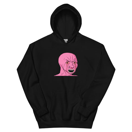 Red Wojak Crying Stonks Hoodie