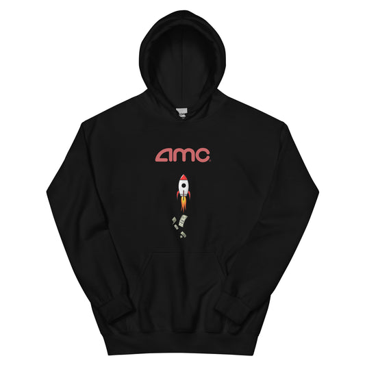 AMC Logo Stock Market Hoodie WALLSTREETBETS STONKS