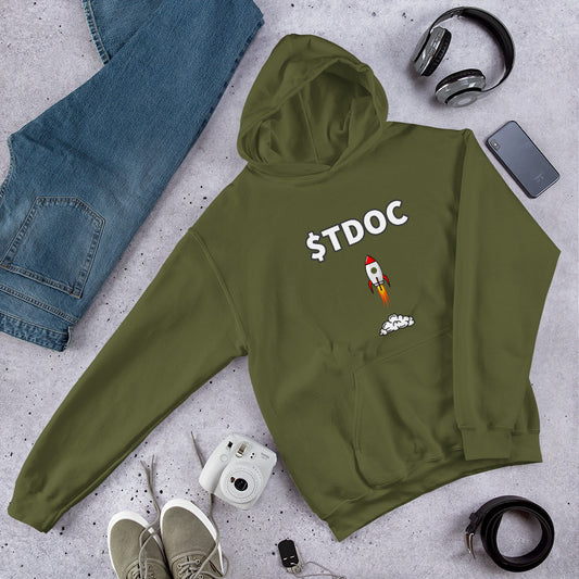 Teledac (TDOC) Stock Unisex Hoodie | Stonksabove.com