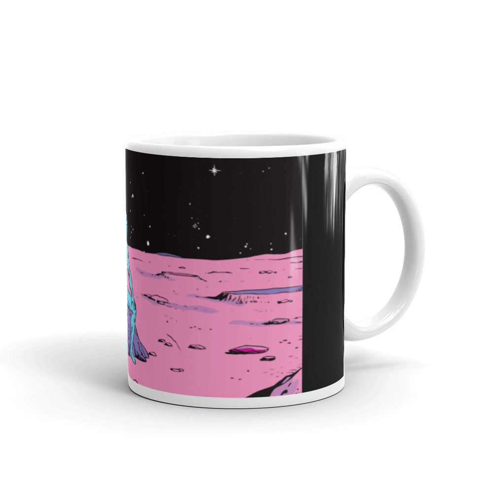 Wojak landed on the moon Mug| Stonksabove.com