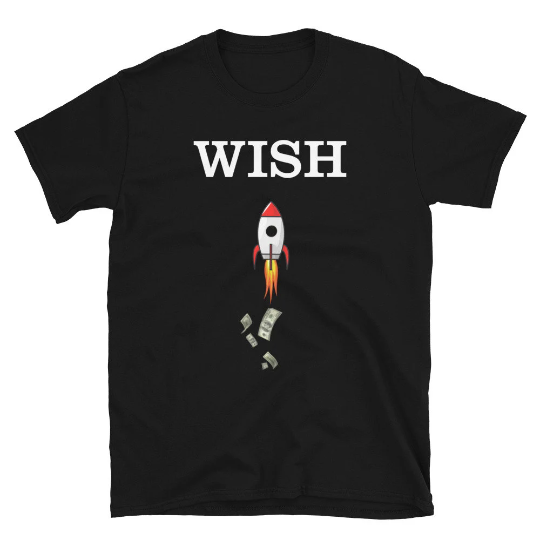 ContextLogic Inc (WISH) Stock Ticker T-Shirt | Stonksabove.com